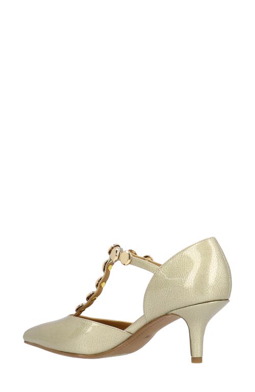 J. Reneé Mayven Pointed Toe Pump In Gold