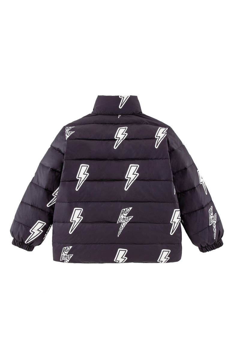 CALONIE Kids' Blake Reversible Down Puffer Jacket, Alternate, color, Black