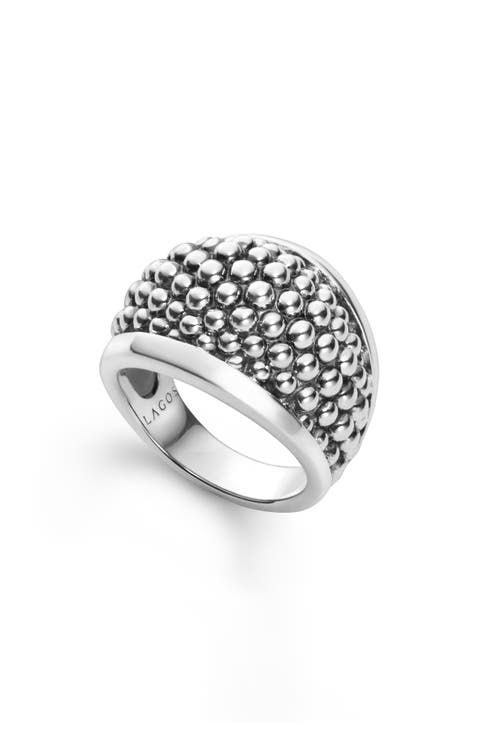 Signature Caviar Dome Ring