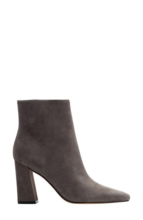 Marc Fisher Ltd Yanara Leather Zip Booties In Gray