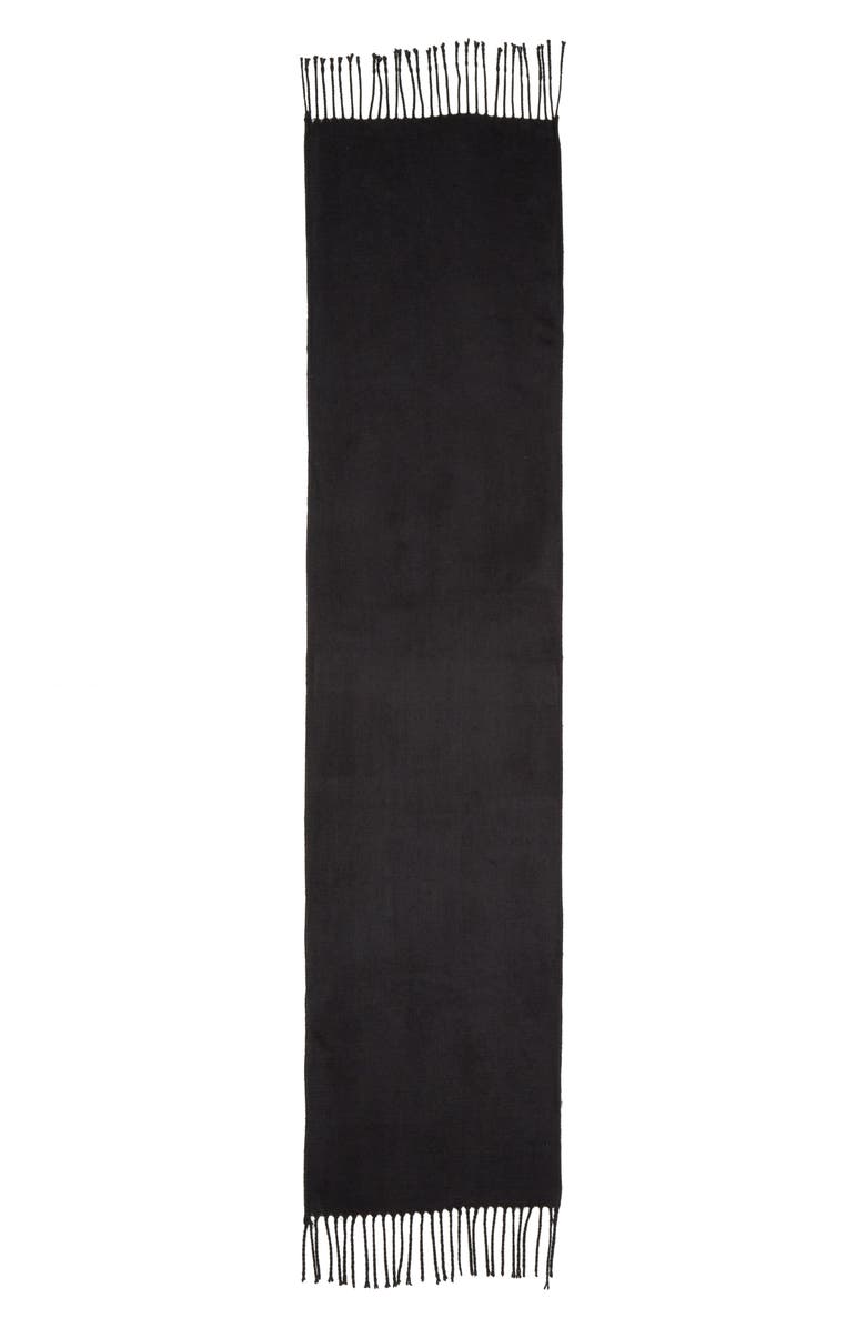 Topshop Supersoft Fringe Scarf, Alternate, color,