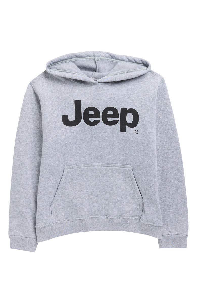 Philcos Kids' Jeep Forest Cotton Hoodie, Main, color, Heather Sport Grey