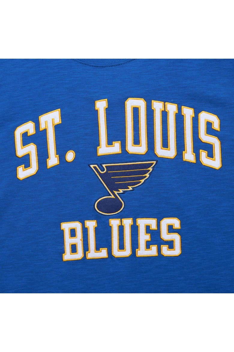 Men's Mitchell & Ness Blue St. Louis Blues Legendary Slub T-Shirt, Alternate, color, Blue