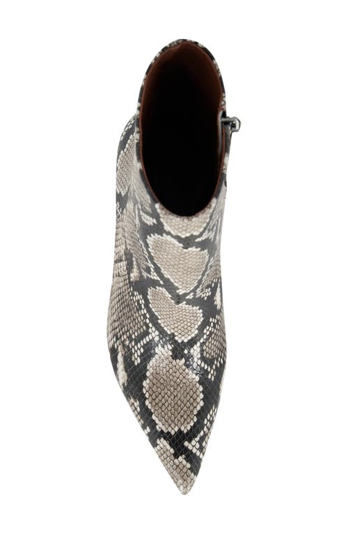 Bcbgmaxazria Pia Pointed Toe Bootie In Animal Print