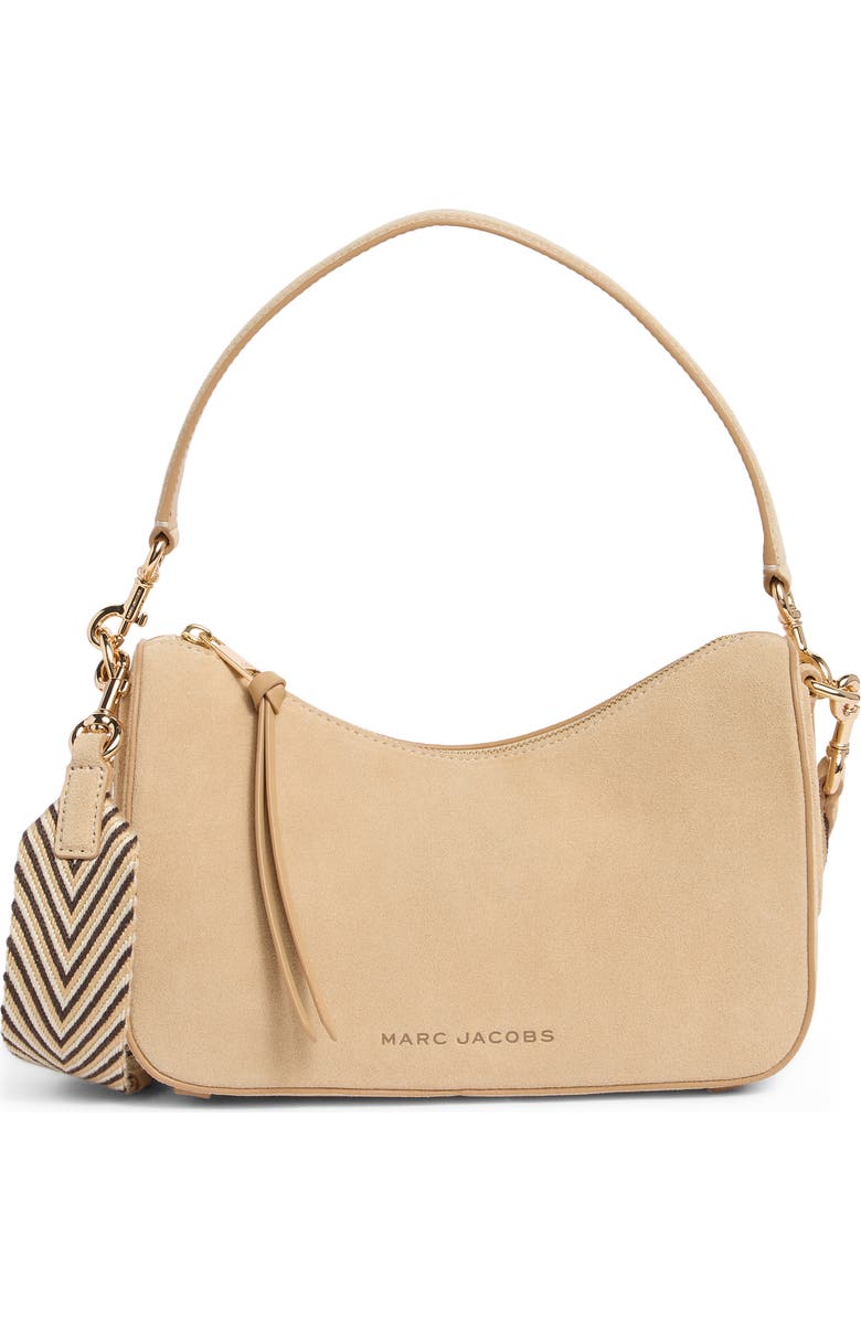Marc Jacobs Suede Drifter Small Convertible Shoulder Bag, Main, color, Tan