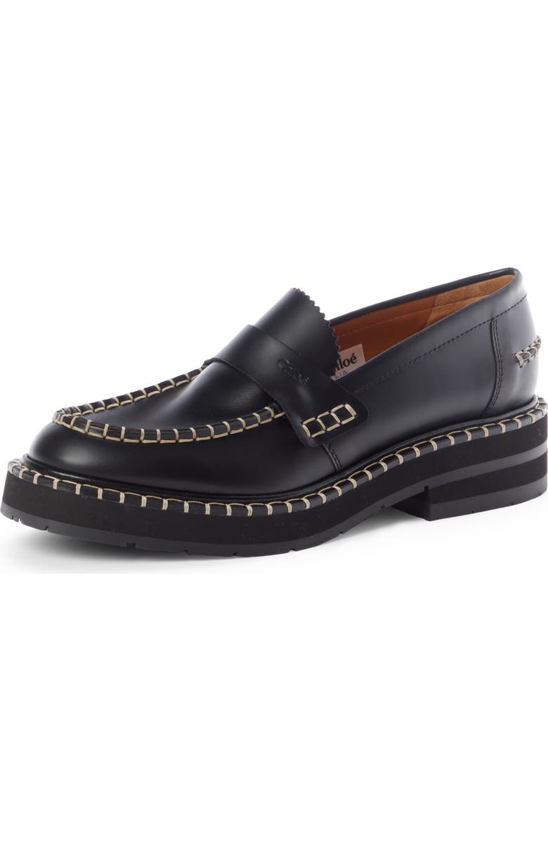 Chloé Noua Stitch Detail Loafer, Main, color,