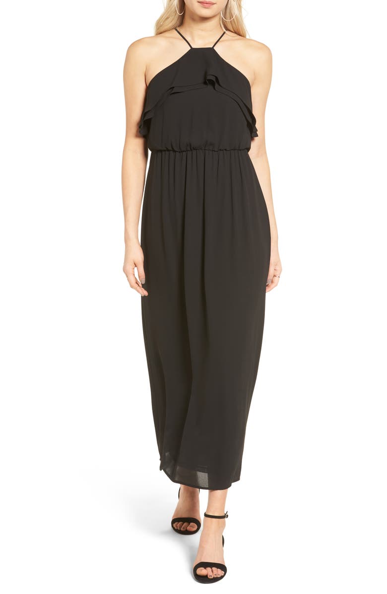 All in Favor Ruffle Maxi Dress, Main, color,