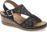 EXTREME BY EDDIE MARC Zora Wedge Sandal