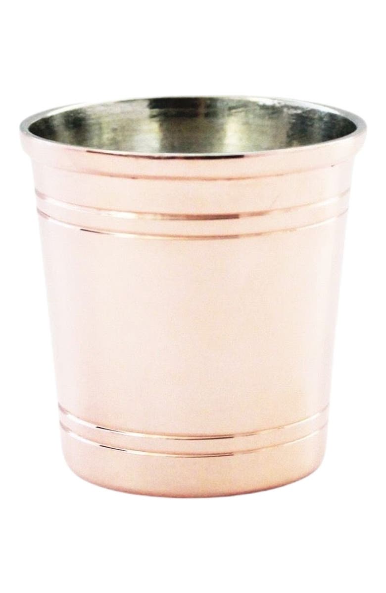 Coppermill Kitchen Vintage Inspired Copper Shot Glass Set/4, Main, color, Copper