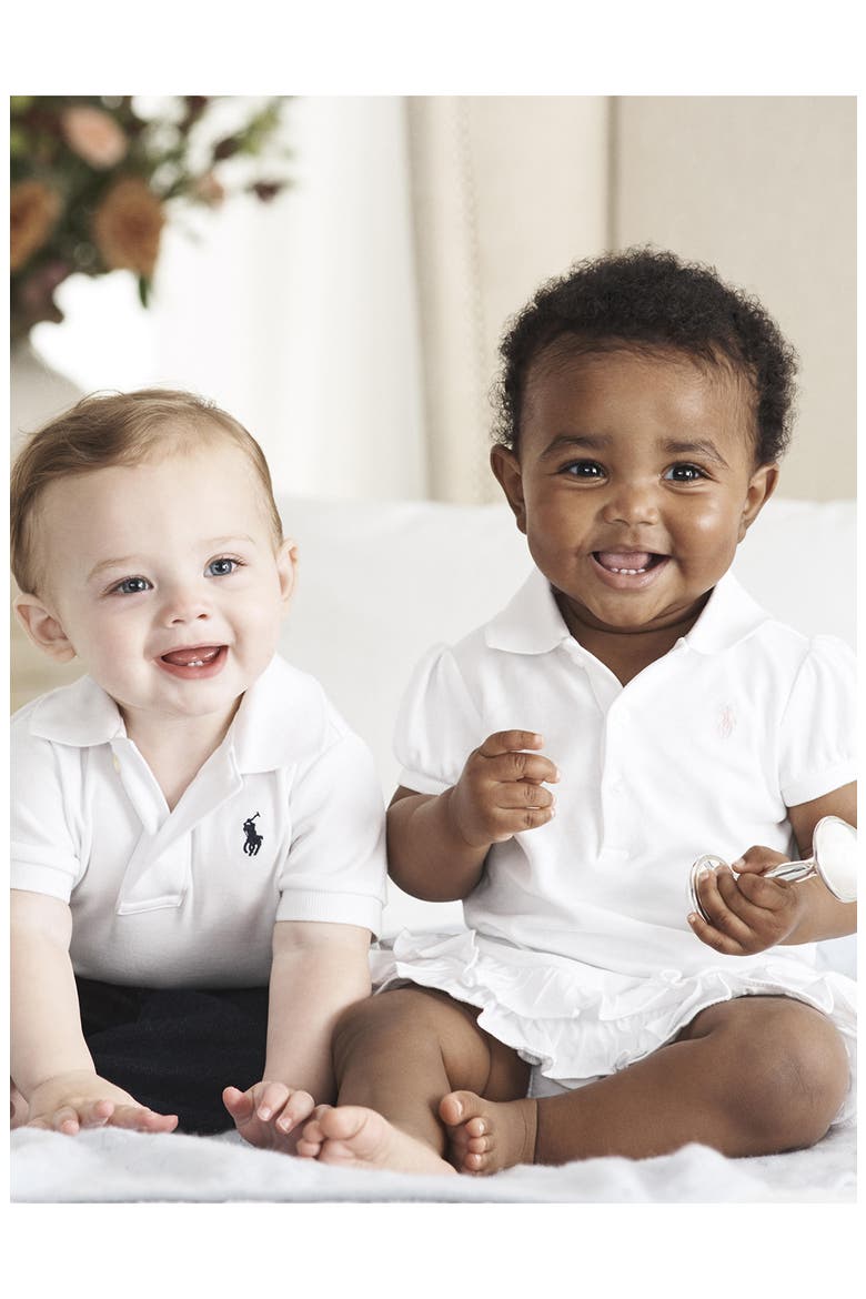 Cotton Polo, Alternate, color, WHITE