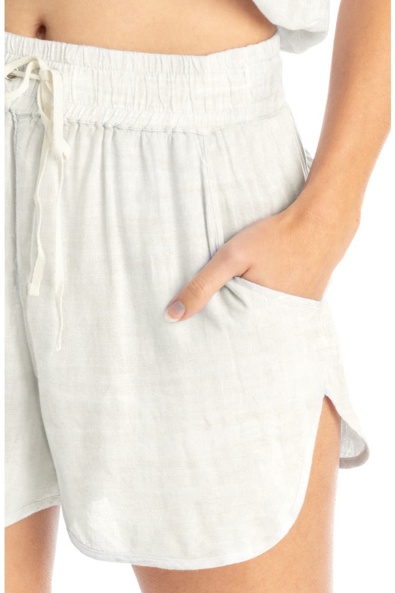 Rian Cover-Up Shorts, Alternate, color, WHITE
