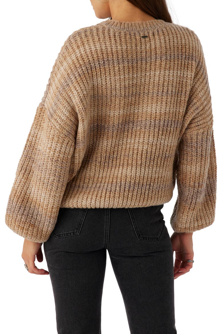 Bayou Ombré Sweater, Alternate, color, TOBACCO BROWN