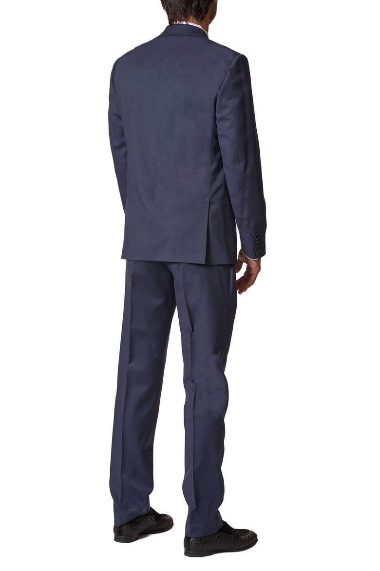 Sartorial Classic Fit Stretch Wool Suit, Alternate, color, NAVY