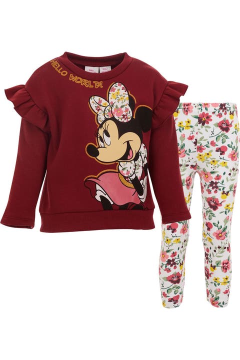 Minnie Mouse 2-Piece Fleece Sweatshirt and Leggings Set