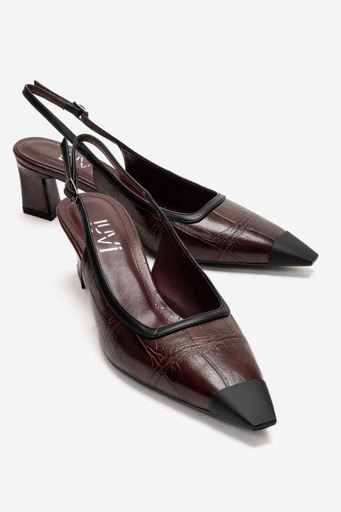 Hilda Block Heel Pump
