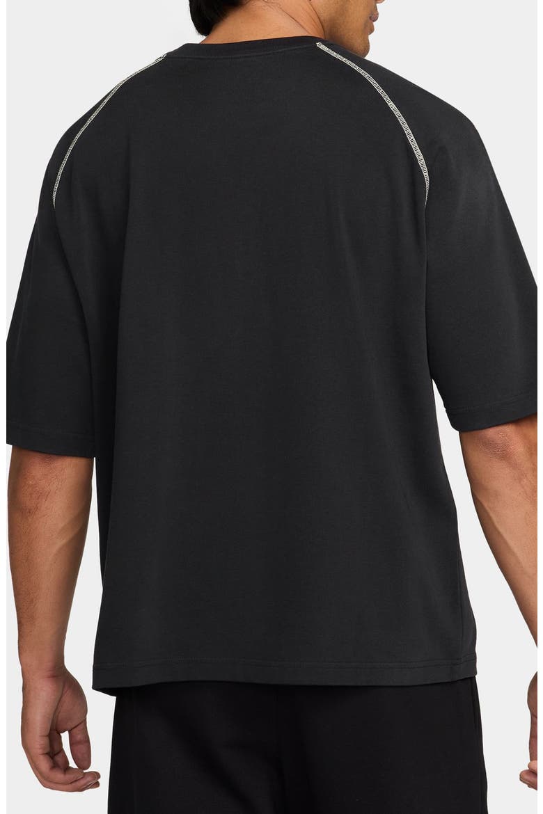 Flight Heavyweight T-Shirt, Alternate, color, BLACK/ SAIL