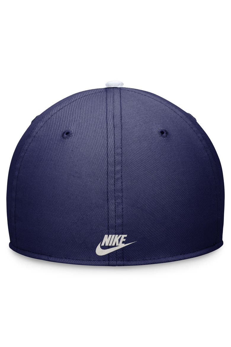 Men's Nike Royal/White Brooklyn Dodgers Cooperstown Collection Rewind Swooshflex Performance Hat, Alternate, color, Royal