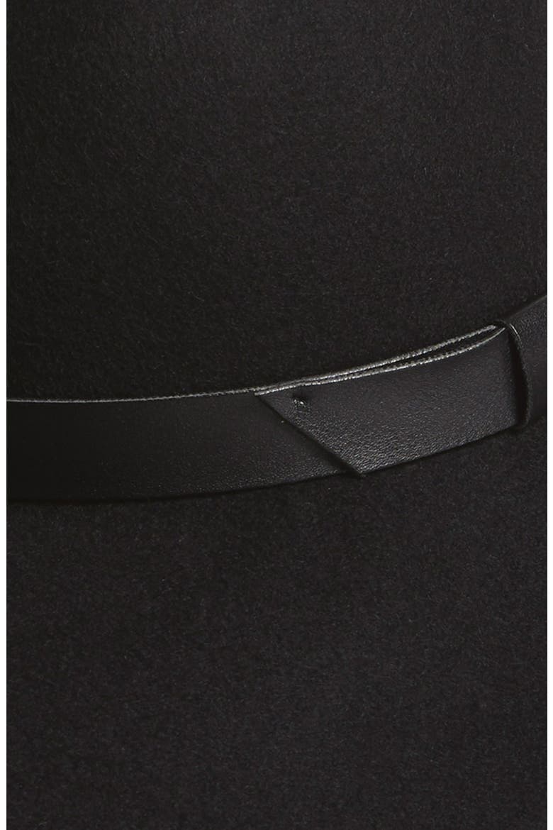 Floppy Wool Felt Hat, Alternate, color, BLACK