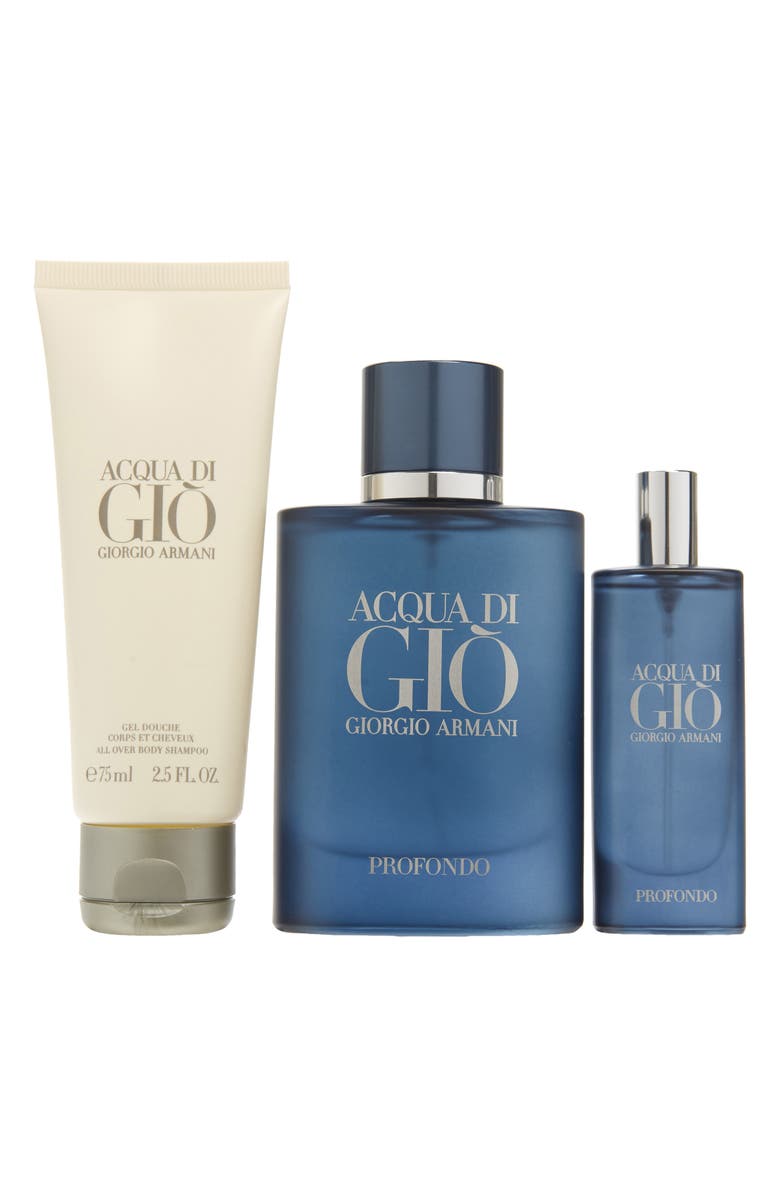 ARMANI beauty Acqua di Giò Profondo Eau de Parfum Set, Main, color, 