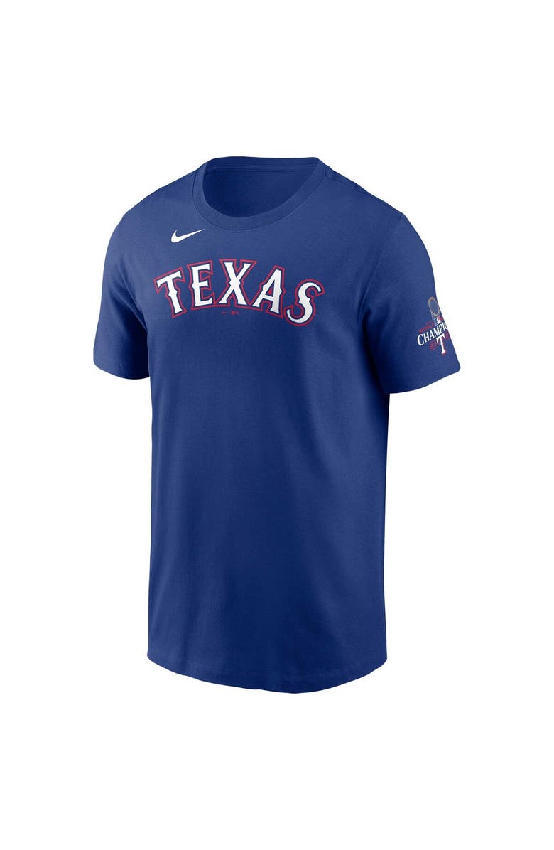Nike Men's Nike Adolis García Royal Texas Rangers 2023 World Series Champions Name & Number T-Shirt, Alternate, color, 