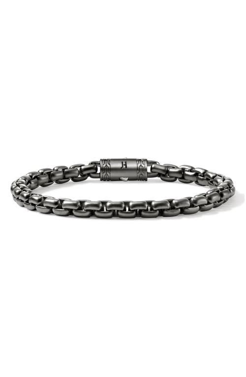 John Hardy Box Chain Bracelet, 6mm in Dark Silver  product
