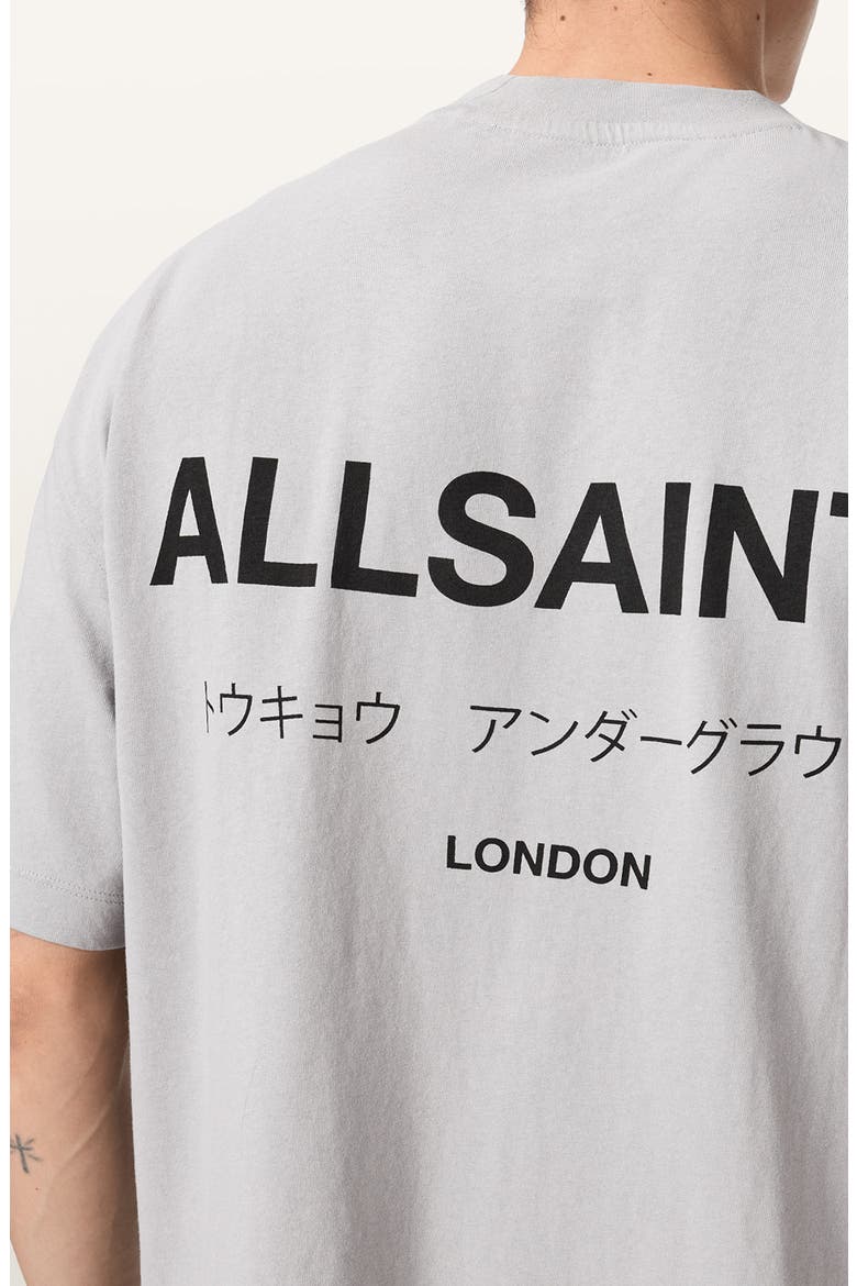 Underground Oversize Graphic T-Shirt, Alternate, color, SKY GREY