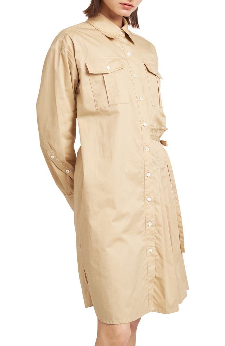 En Saison Clara Long Sleeve Shirtdress, Alternate, color, 