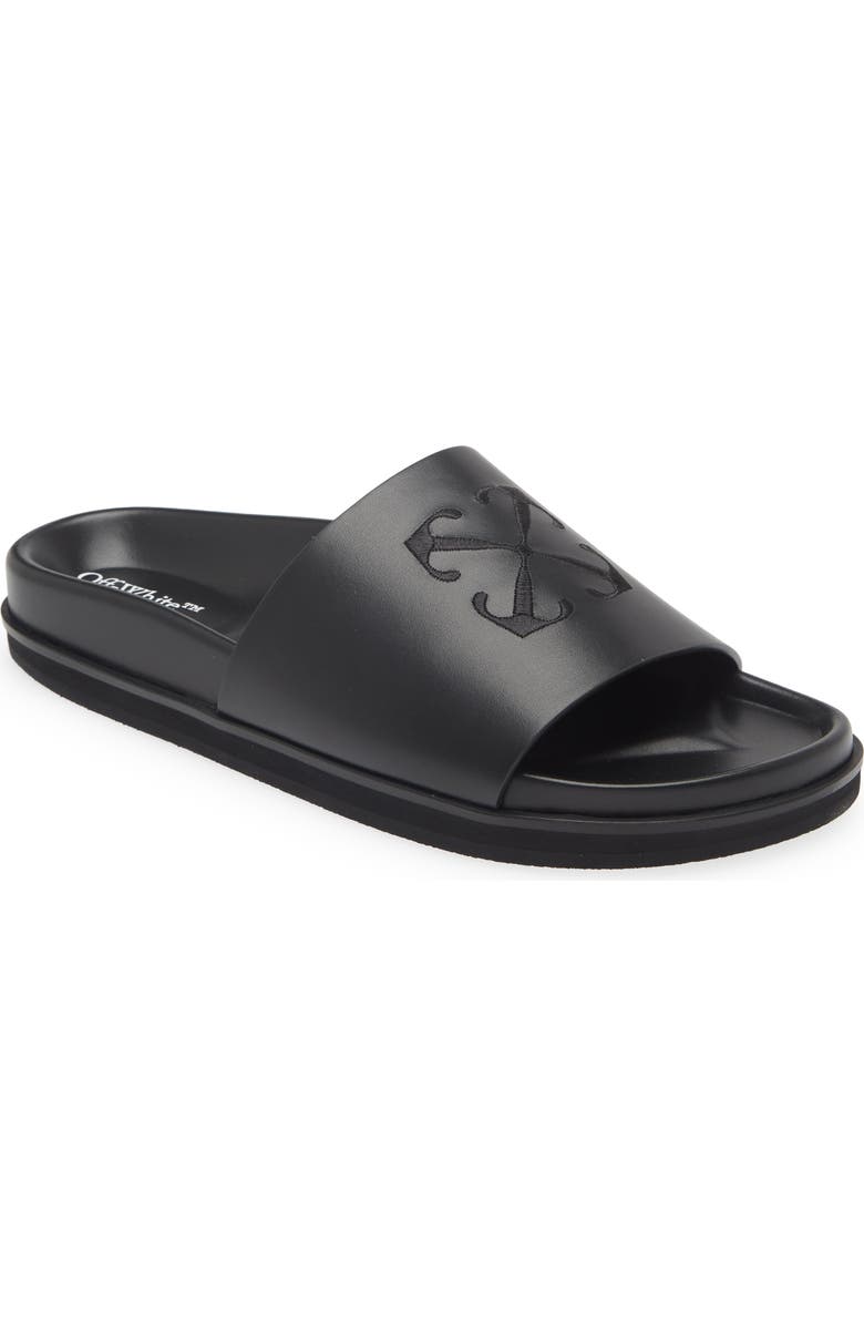 Off-White Pool Time Slide Sandal, Main, color,