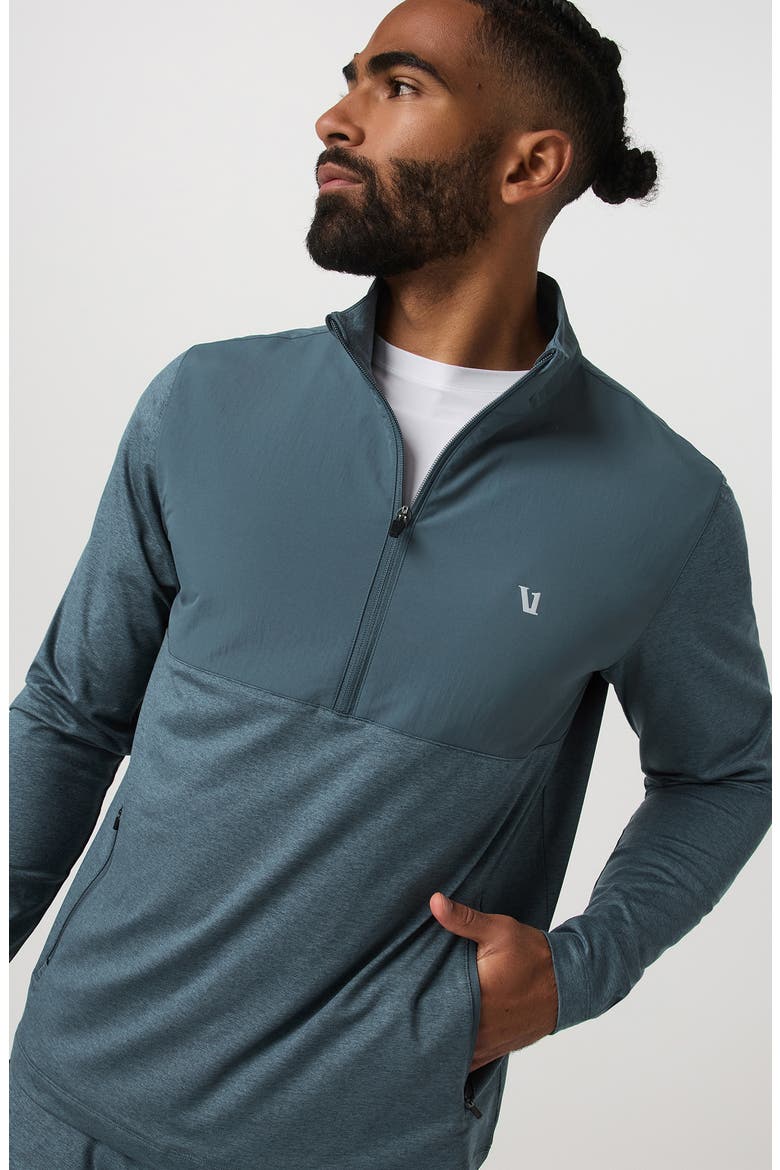 Sunday Element Half Zip Pullover, Alternate, color, BLUE SEA HEATHER