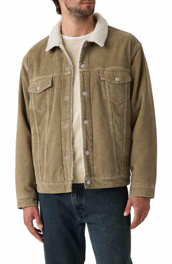 Levi's® Relaxed Fit Faux Shearling Lined Trucker Jacket