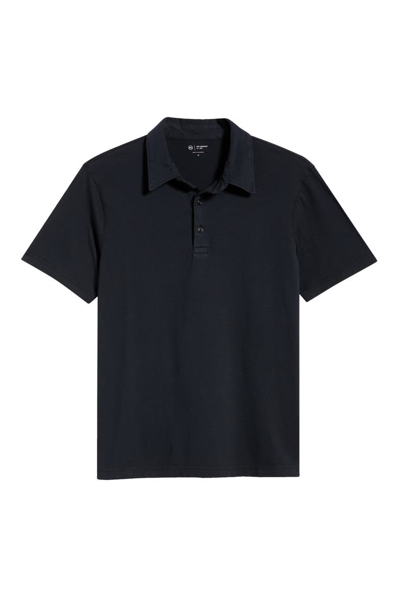 Bryce Short Sleeve Polo, Alternate, color, TRUE BLACK