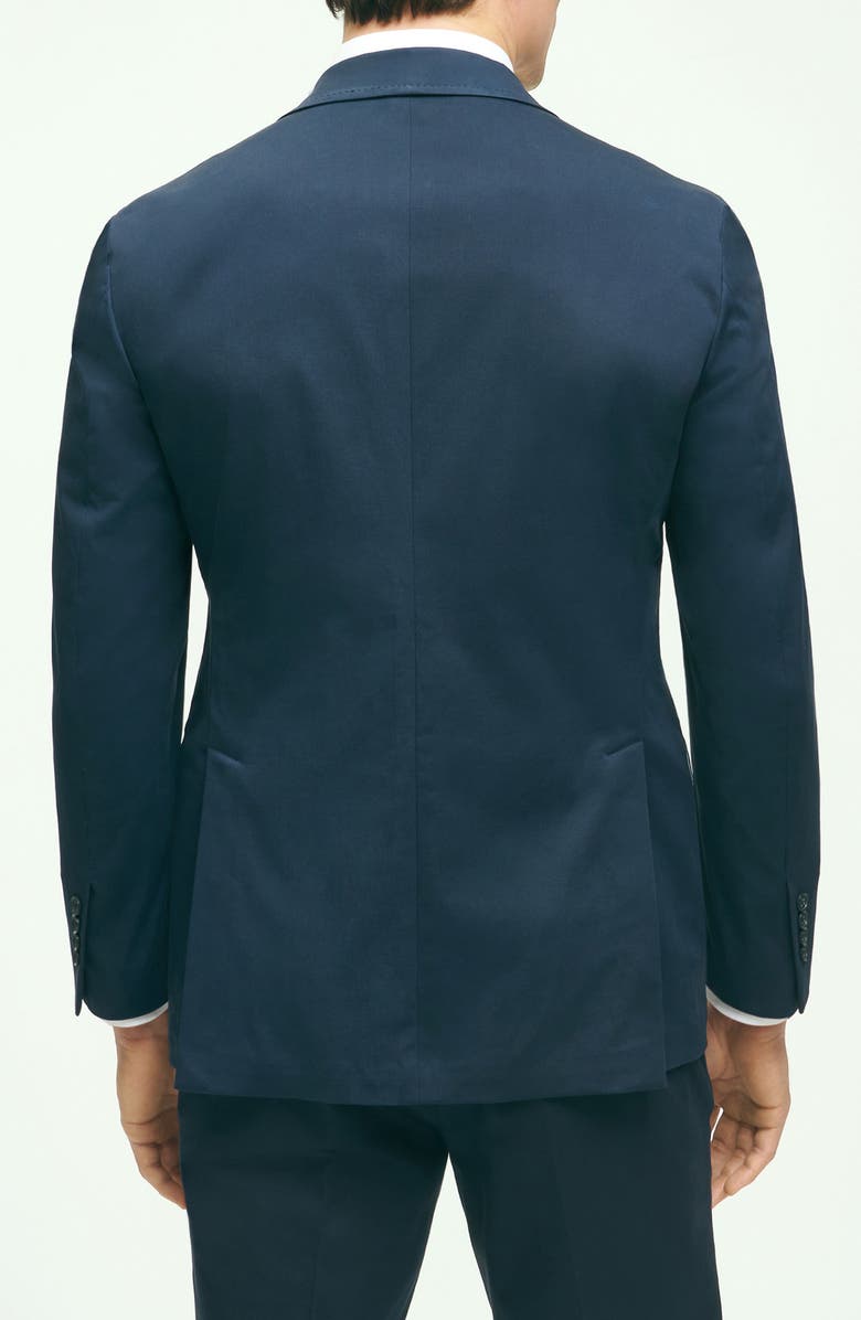 Brooks Brothers Stretch Cotton Two-Button Suit Jacket, Alternate, color,
