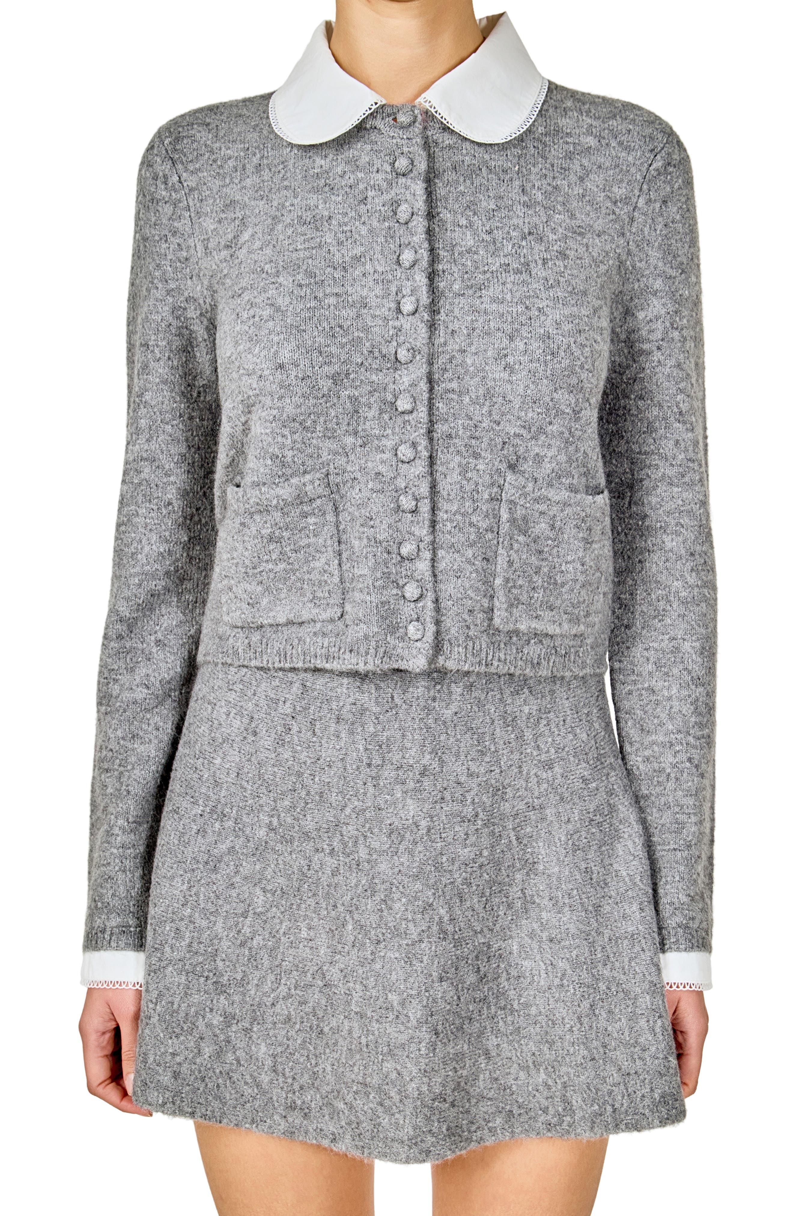 Peter Pan Collar Cardigan