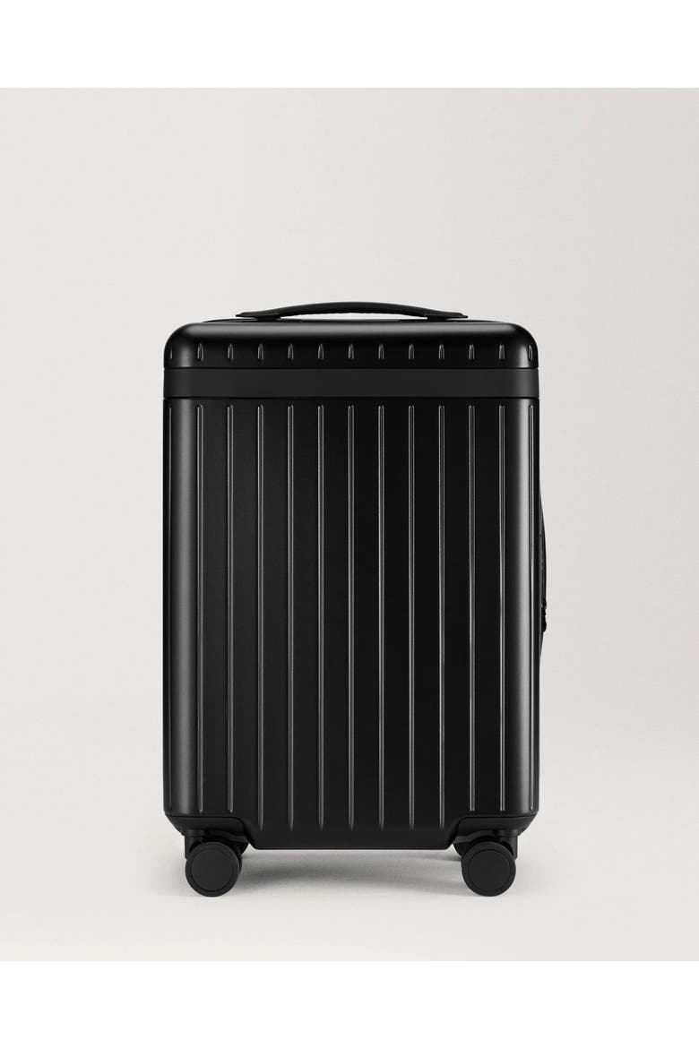The Carry-on Zipped Suitcase, Main, color, Black / Black