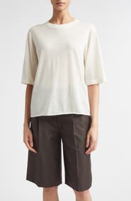 LOULOU DE SAISON Nala Cashmere T-Shirt