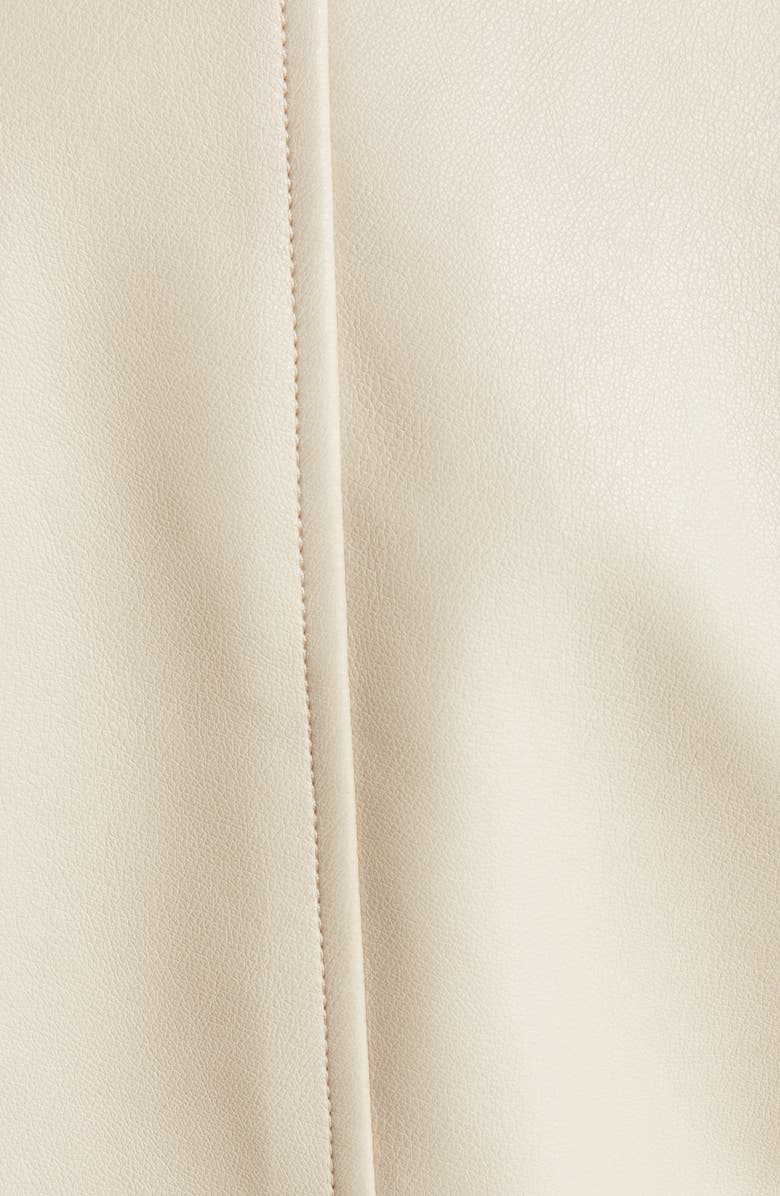 AZALEA WANG Stud Detail Faux Leather Bomber Jacket, Alternate, color, 