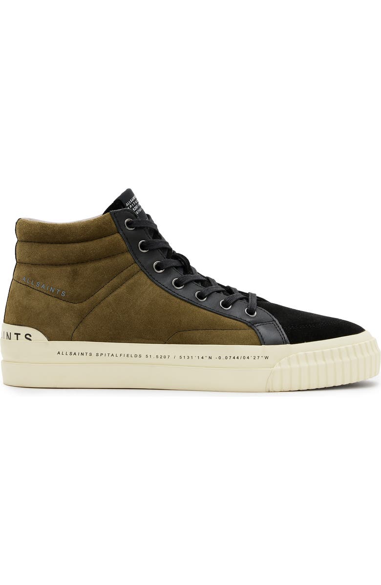 AllSaints Maverick High Top Sneaker, Alternate, color,