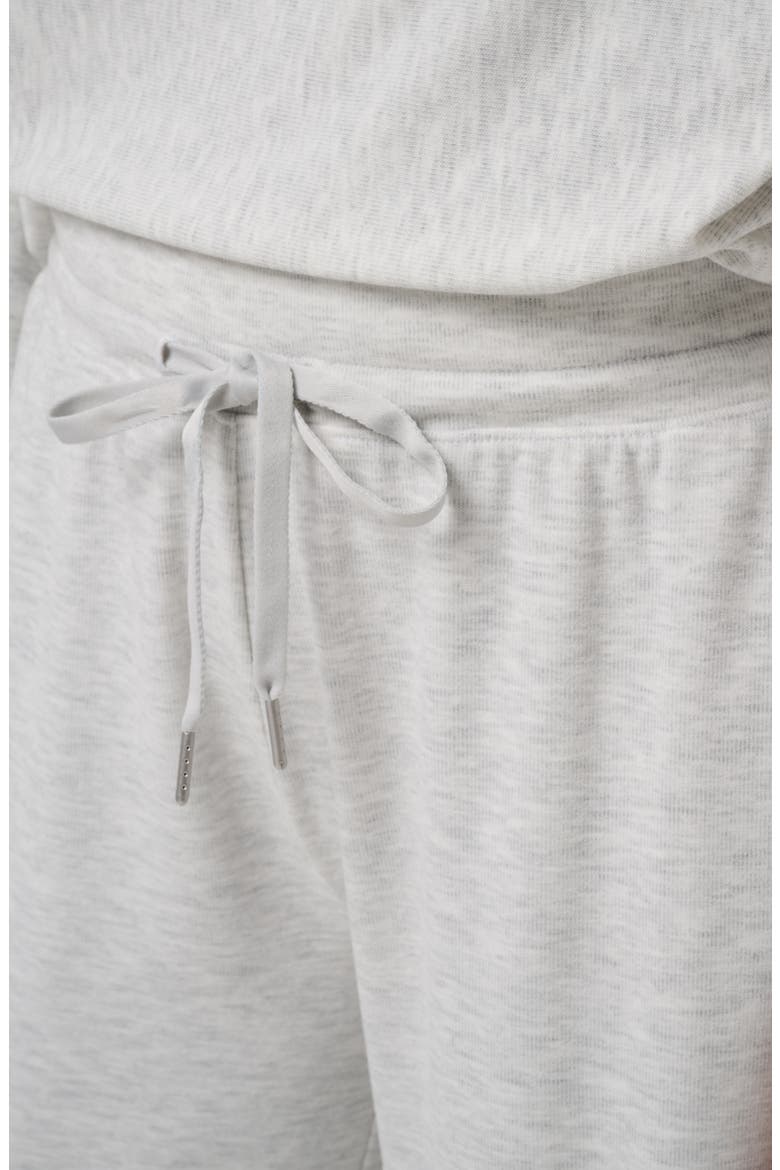 Cloud Sweater Straight Leg Pants, Alternate, color, HEATHER LIGHT GREY