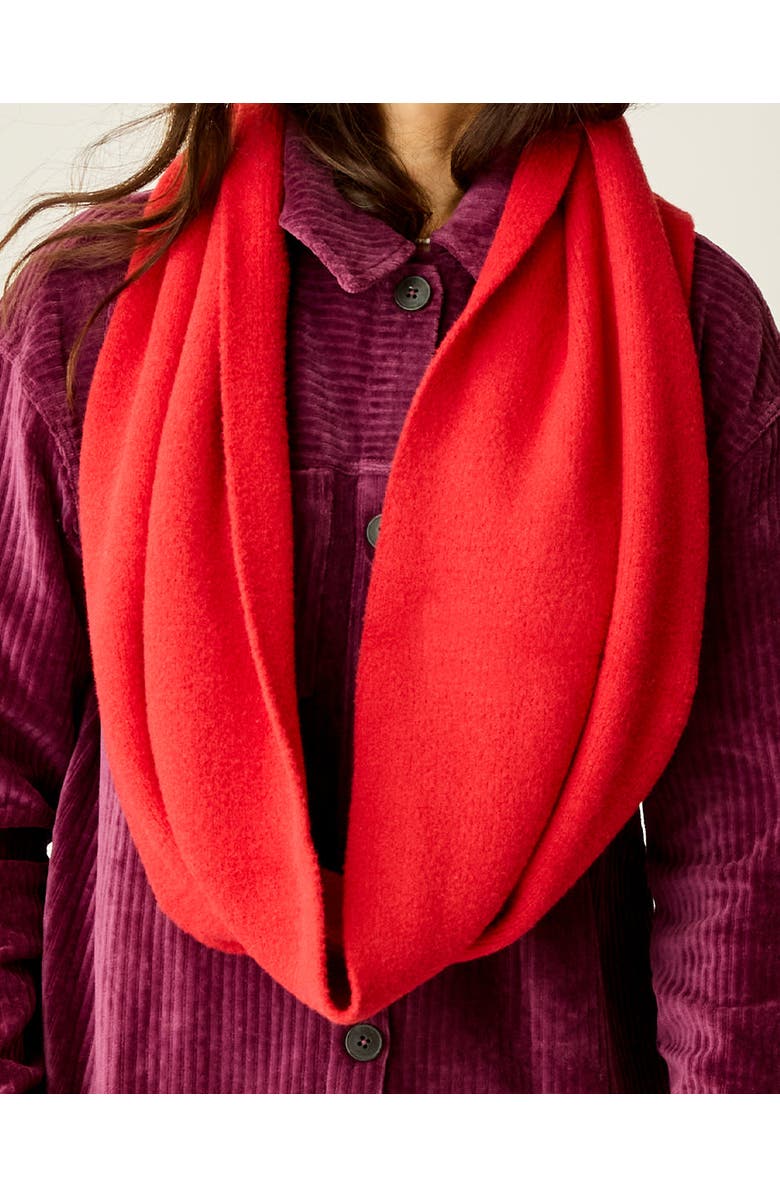 Carve Designs Margot Scarf, Alternate, color, Poinsettia