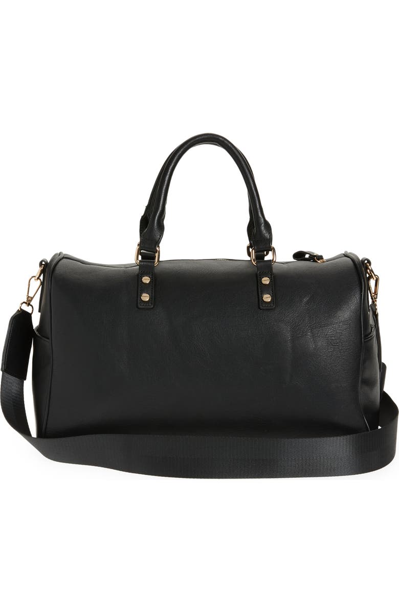 Mali + Lili Phoebe Bowling Vegan Leather Duffle Bag, Alternate, color,