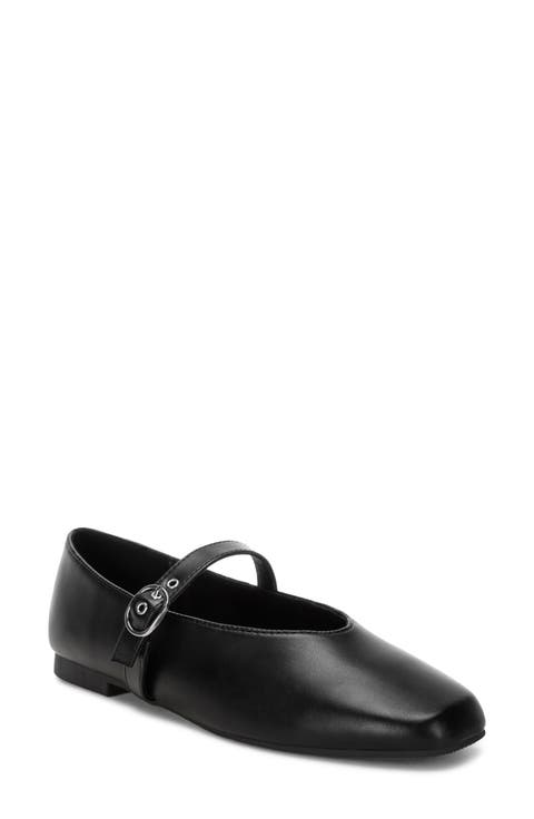 Ninily Leather Mary Jane Flat