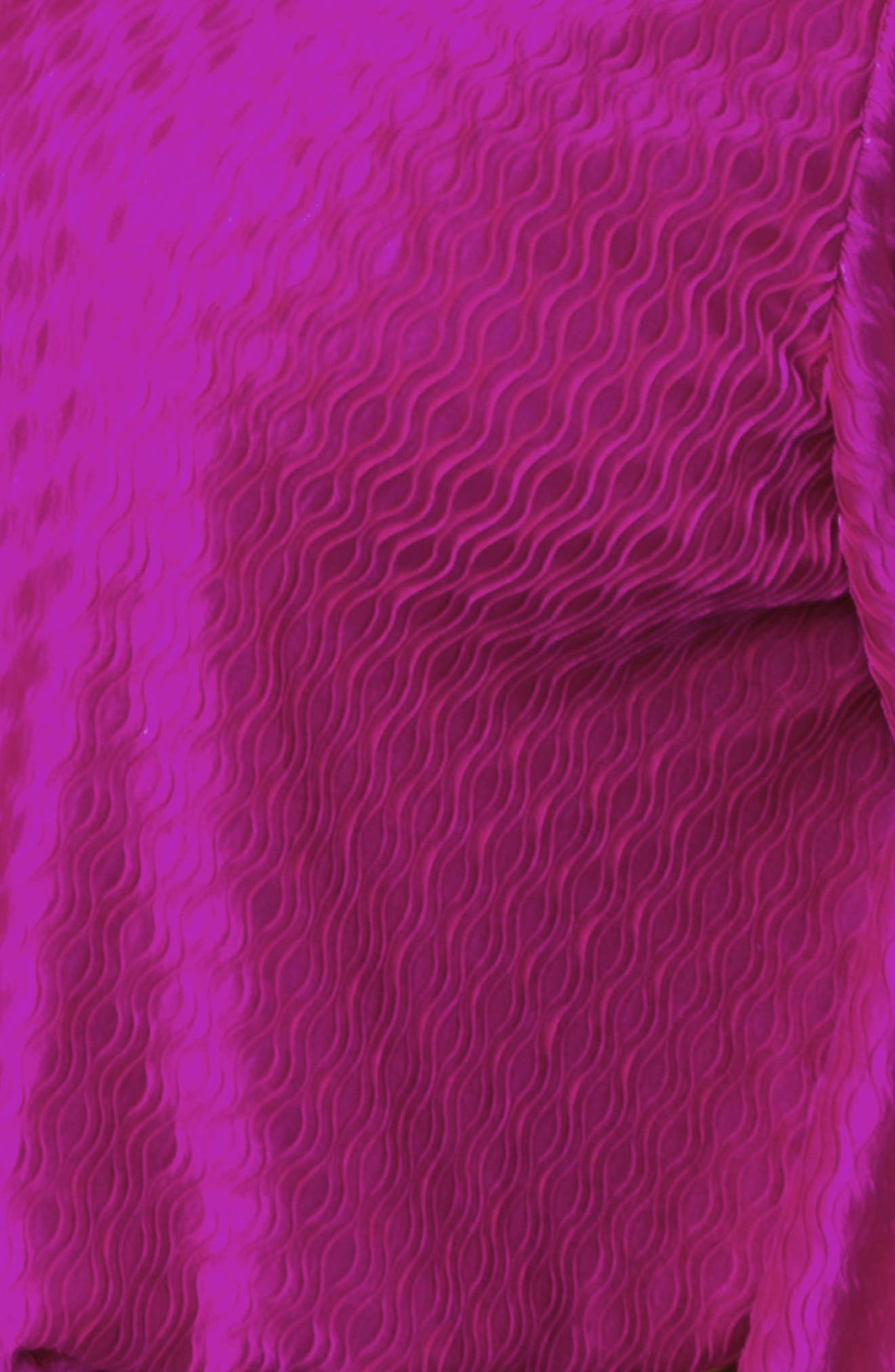 Textured Hidden Placket Button-Up Top - image 2