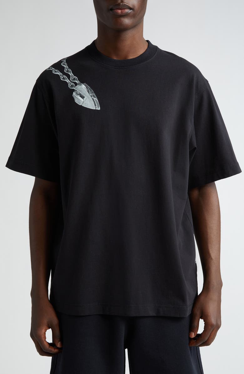 Burberry Hardware Graphic T-Shirt, Main, color, 