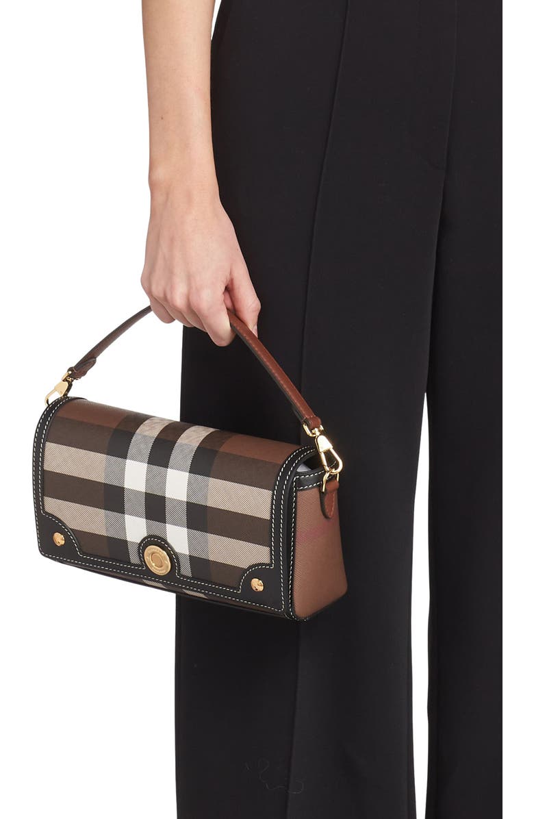 Burberry Small Note Check Crossbody Bag, Alternate, color,