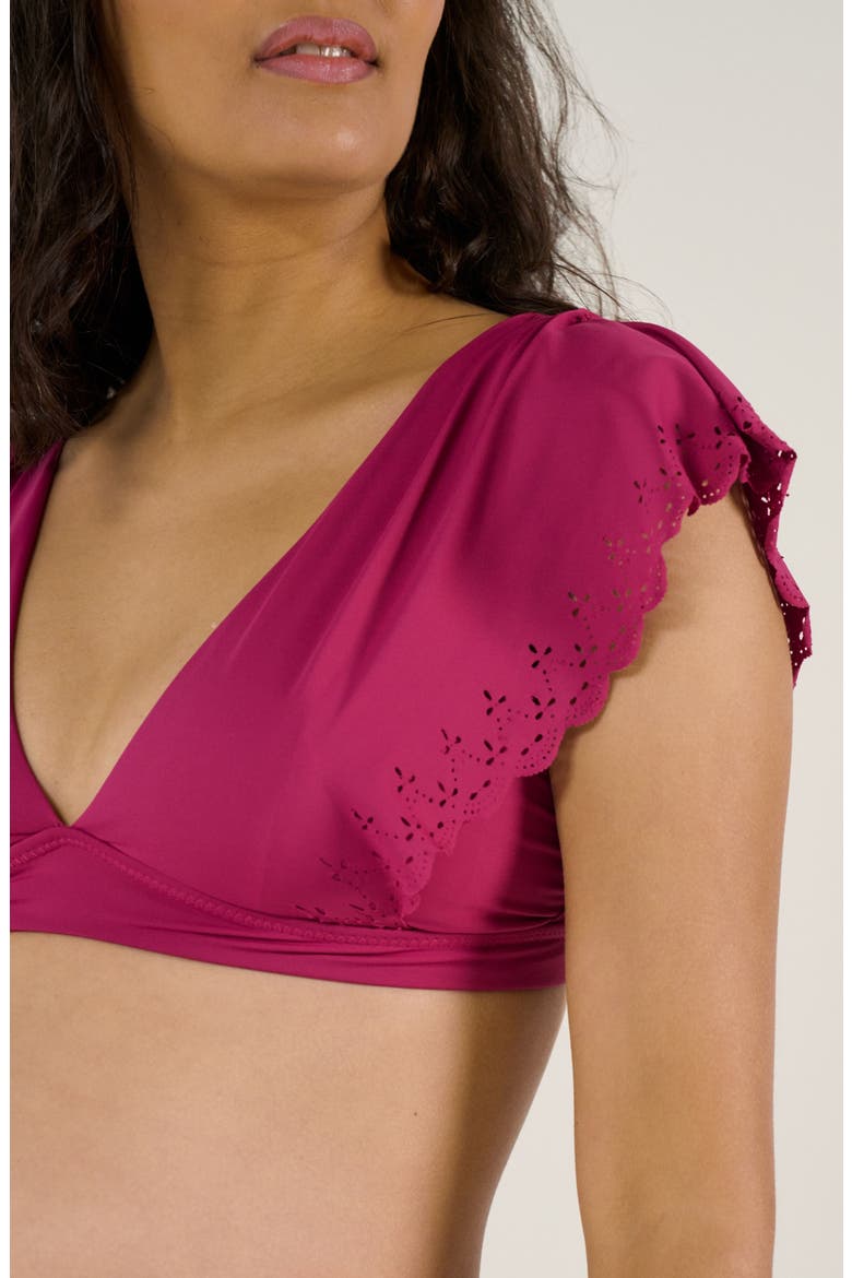 Maternity bikini Bloom, Alternate, color, Fuschia