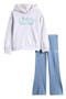 Kids' Logo Fleece Hoodie & Flared Leggings Set