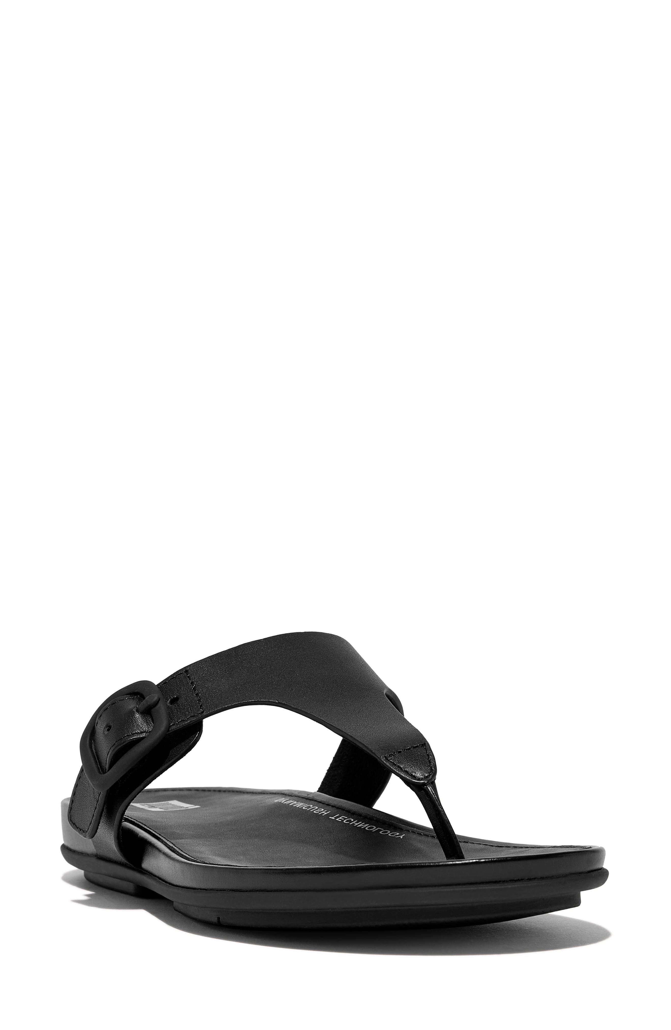 FitFlop Gracie Flip Flop, Main, color, All Black