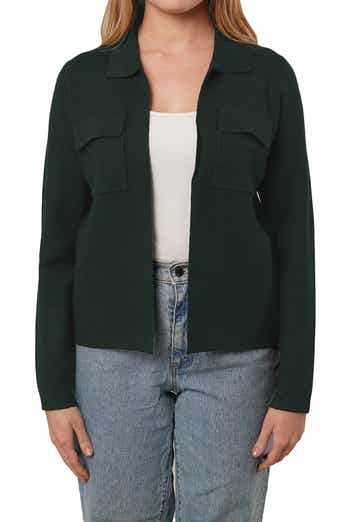 Open Front Knit Cardigan