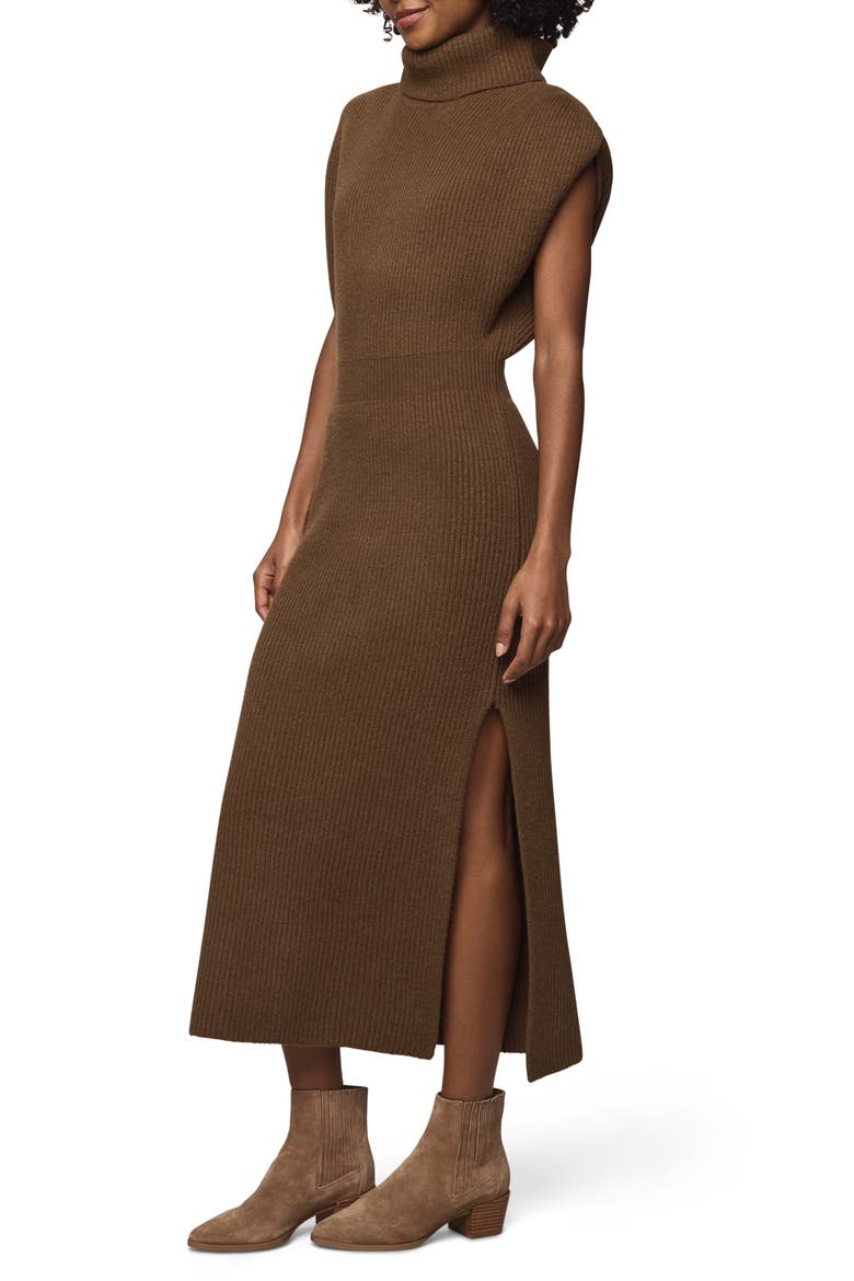 Marigold Maxi Sweater Dress, Alternate, color, DARK SADDLE