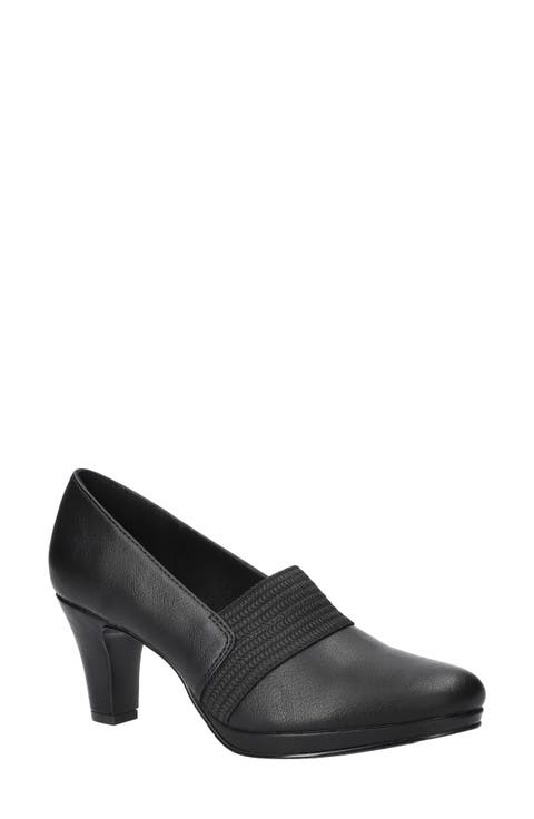 Donya Faux Leather Pump